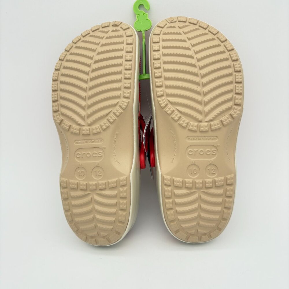 NWT Womens Size 12 Mens Size 10  Frida Kahlo Bone Red Crocs Classic Clogs - Picture 10 of 11